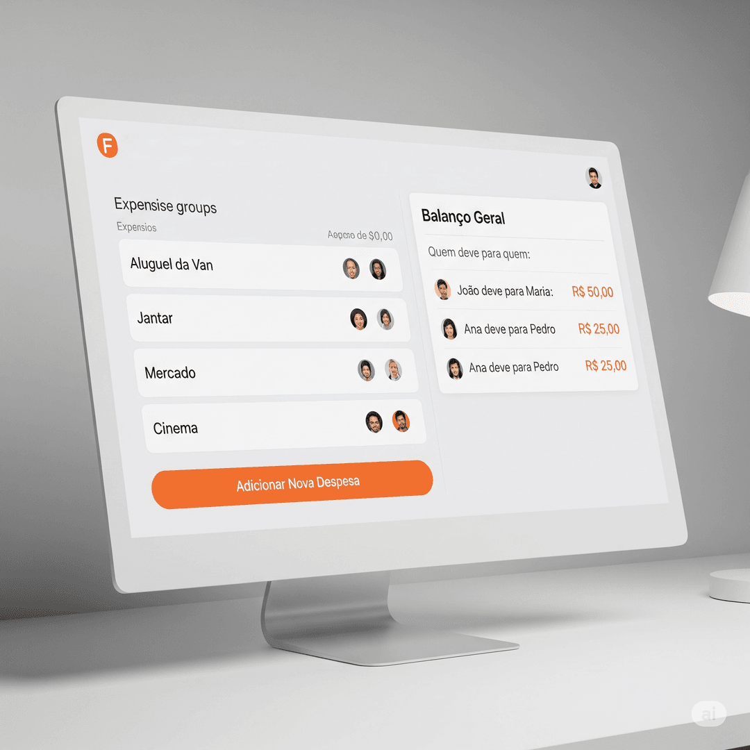 Visualização da funcionalidade Finanças sem Climão